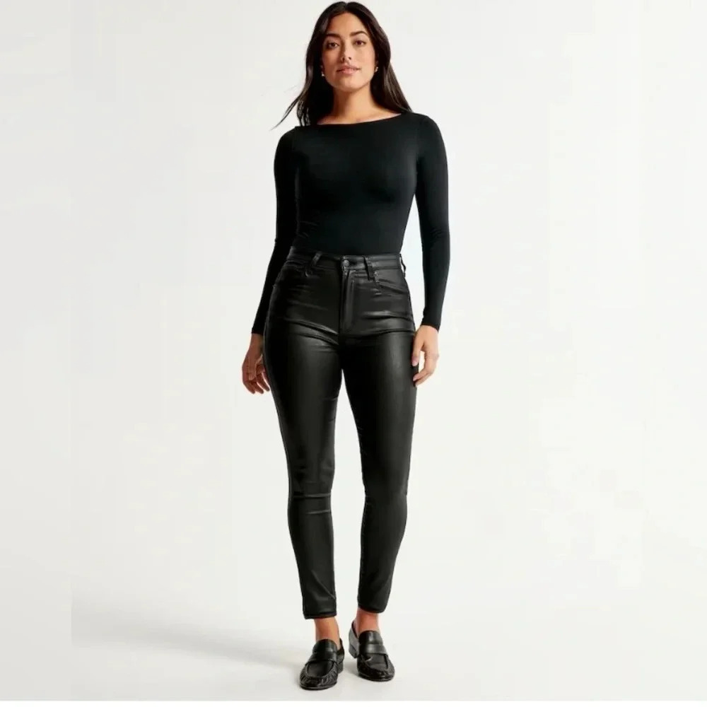 Abercrombie & Fitch The Super Skinny Ankle High Rise Curve Love Pants